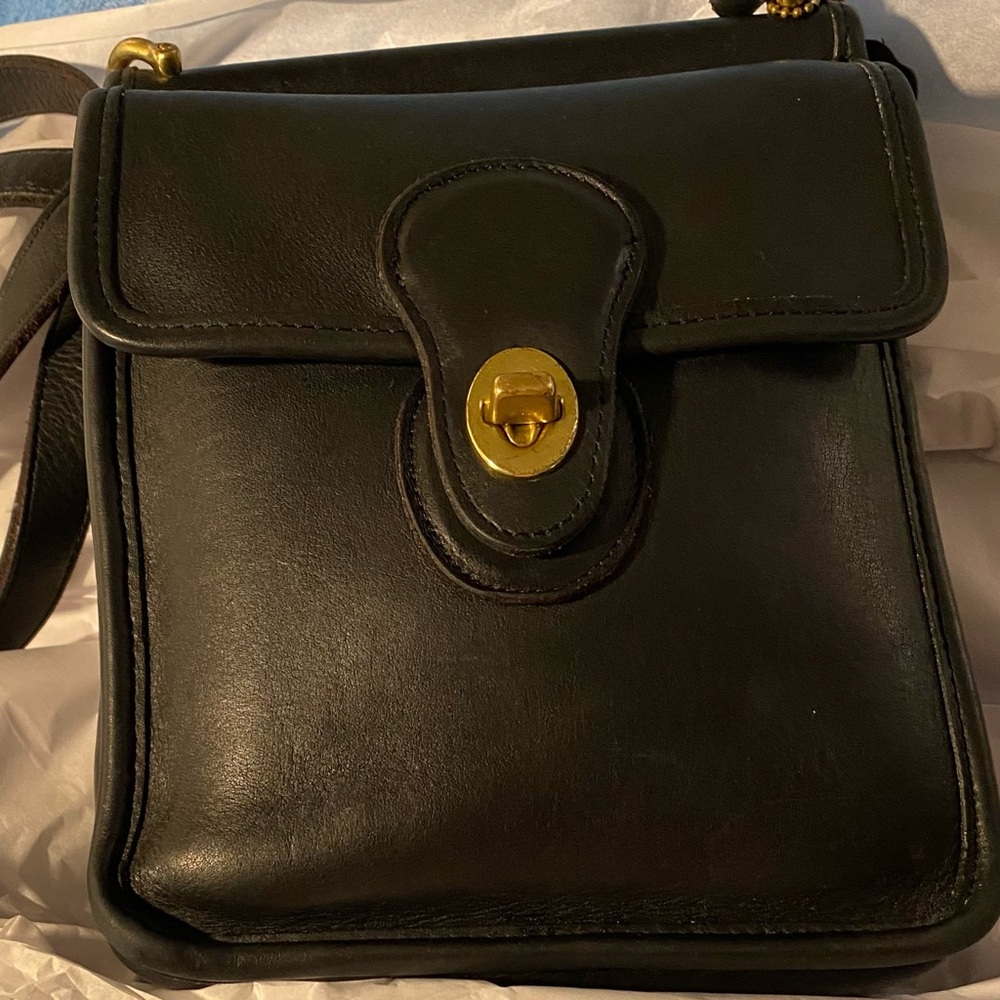 Coach 9930 Murphy black Leather💘870-9930